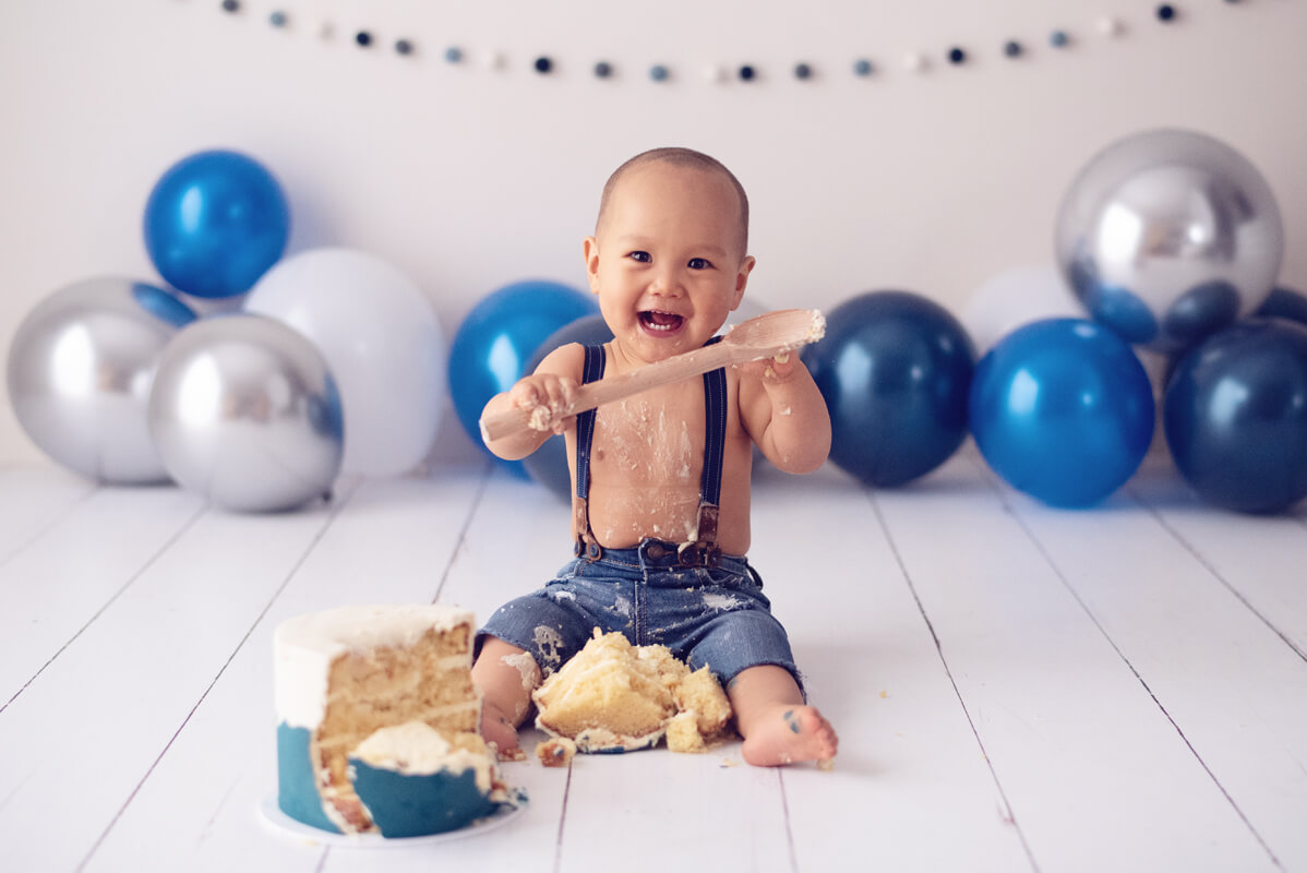 Baby cakesmash photography Melbourne